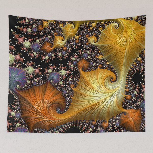 Item preview, Golden Fractal Fun designed and sold by Elisabeth Lucas.