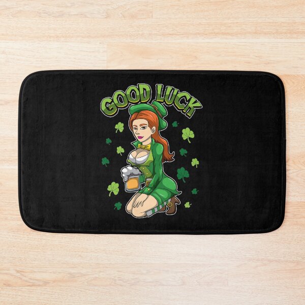 Item preview, Good Luck - Beautiful Irish Girl - Cloverleaf designed and sold by anziehend.