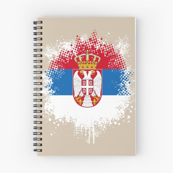 Item preview, Flag of Serbia - Splat designed and sold by pixelinga.