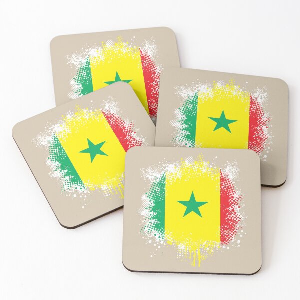 Item preview, Flag of Senegal - Splat designed and sold by pixelinga.
