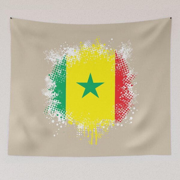Item preview, Flag of Senegal - Splat designed and sold by pixelinga.