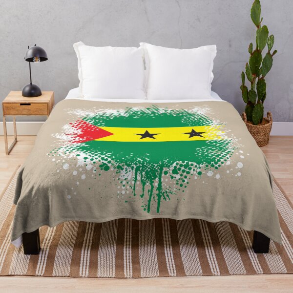 Item preview, Flag of São Tomé e Príncipe - Splat designed and sold by pixelinga.