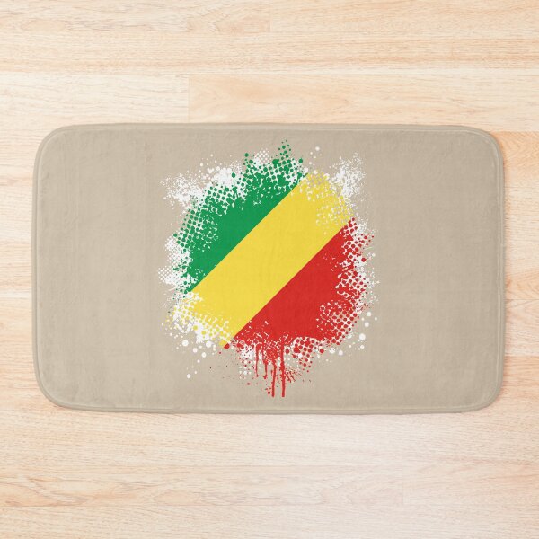 Item preview, Flag of Republic of the Congo - Splat designed and sold by pixelinga.