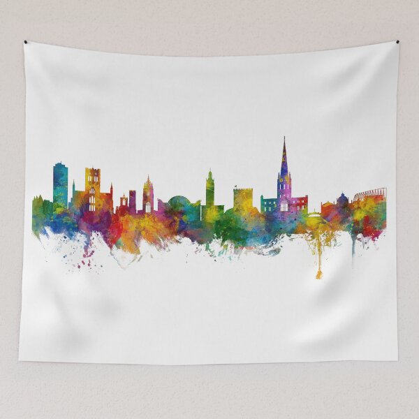 Item preview, Norwich England Skyline designed and sold by ArtPrints.
