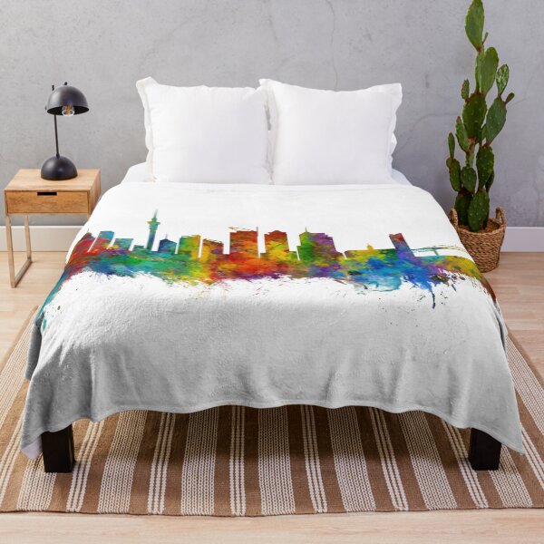 Item preview, Auckland New Zealand Skyline designed and sold by ArtPrints.