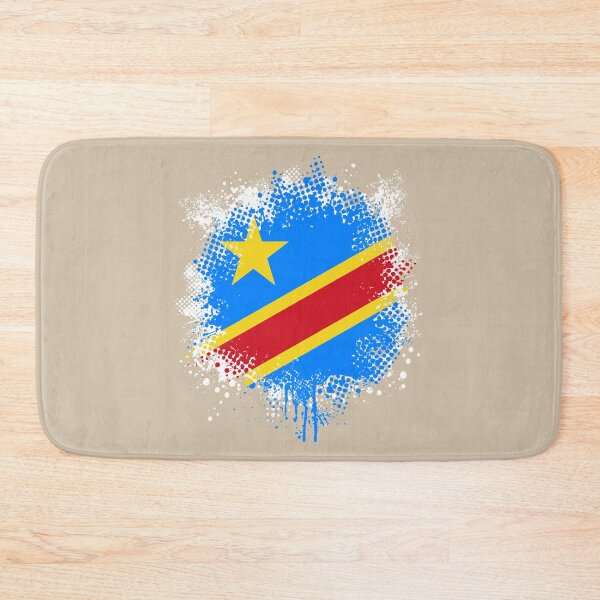 Item preview, Flag of Democratic Republic of the Congo - Splat designed and sold by pixelinga.