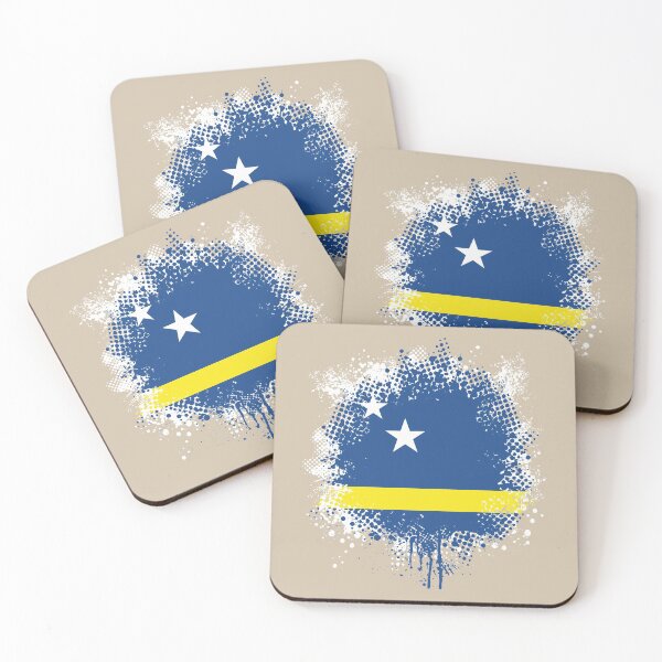 Item preview, Flag of Curaçao - Splat designed and sold by pixelinga.