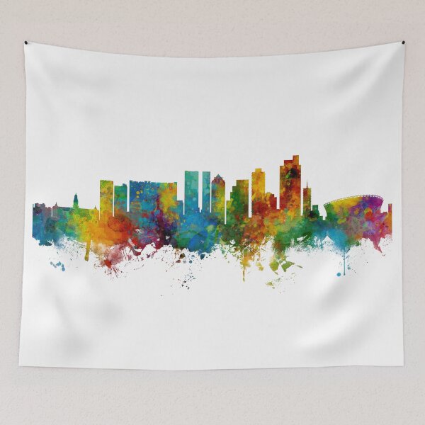 Item preview, Cape Town South Africa Skyline designed and sold by ArtPrints.