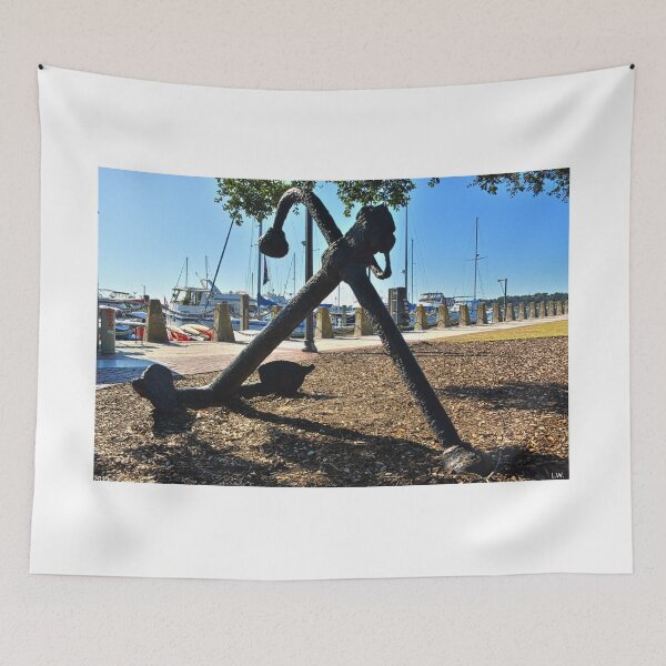 Item preview, Beaufort South Carolina Waterfront Anchor designed and sold by LisaWootenPhoto.