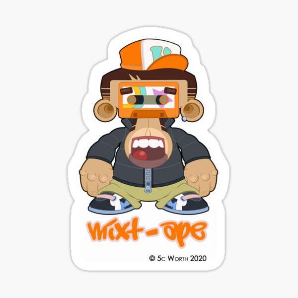 Mixt-ape Ben Sticker