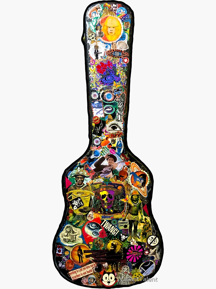 "Guitar Case" Sticker for Sale by ValiantTalent Redbubble