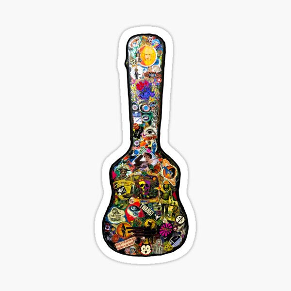 "Guitar Case" Sticker for Sale by ValiantTalent Redbubble
