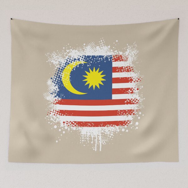 Item preview, Flag of Malaysia - Splat designed and sold by pixelinga.