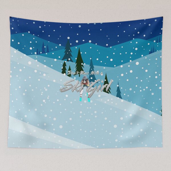 Item preview, Don't Mess With a Ski Girl designed and sold by teepossible.
