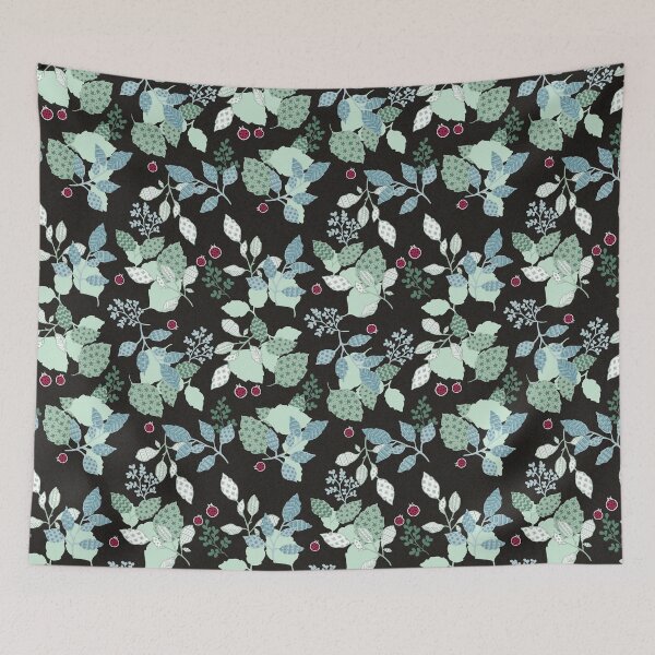 Item preview, Ladybugs amongst leaves designed and sold by Pattern Bomber.