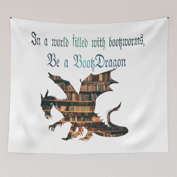 Item preview, be a bookdragon no background designed and sold by obsedian-dream.
