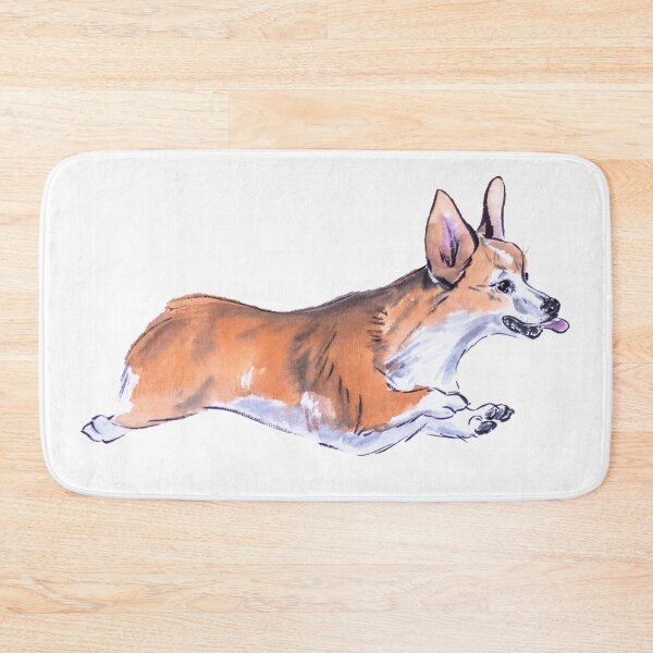 Item preview, Corgi flight sumie painting designed and sold by ladyshekk.