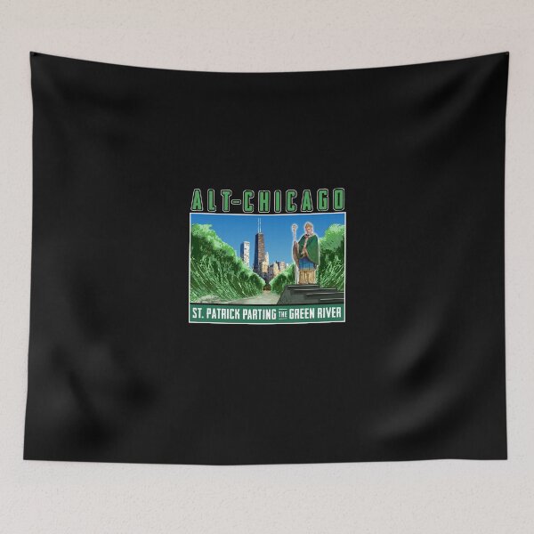 Item preview, St. Patrick's Day Passover Green Chicago River Fun Crossing designed and sold by twHistory.