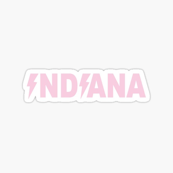 Indiana Lightning Sticker