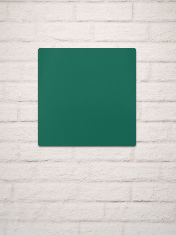 Dark Emerald Green - Lowest Price On Site - Accent Color Decor Canvas  Print for Sale by WizzlesEmporium