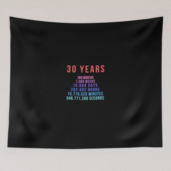 Item preview, 30 Years Old 30th Birthday 360 Months Tshirt designed and sold by danyc88.