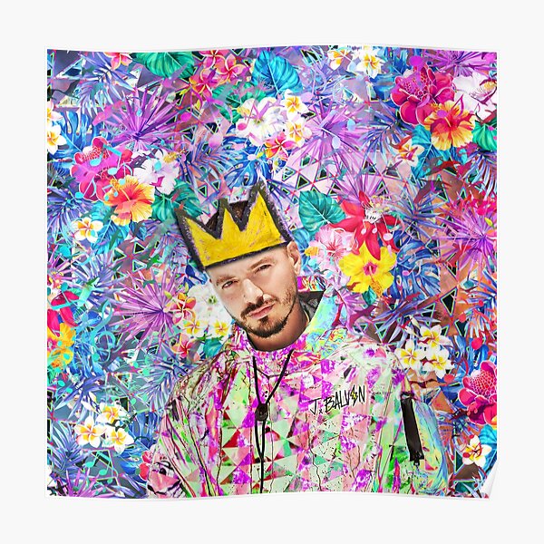 J Balvin Portrait Artwork Poster For Sale By Zanolino Redbubble 9348