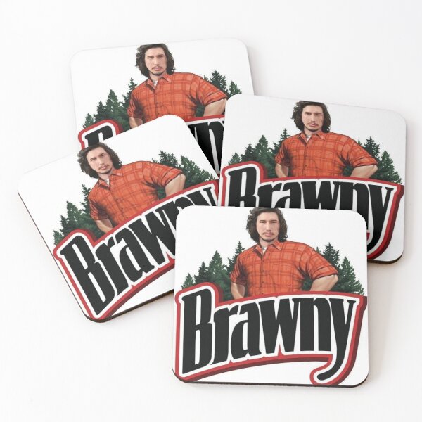 Item preview, Adam Driver/Flip Zimmerman as the Brawny Man in flannel designed and sold by lilstarfighter.