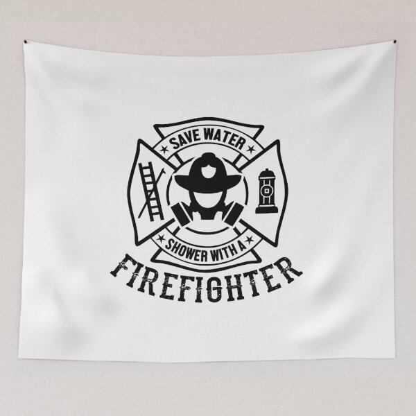 Item preview, Save Water Firefighter designed and sold by Blameit97.