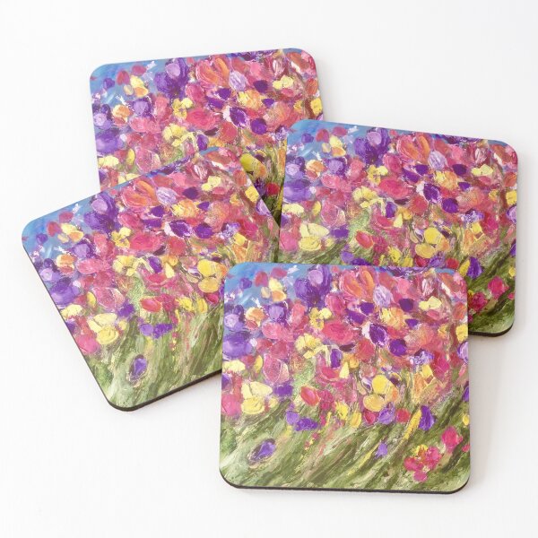 Item preview,  Flowers blowing in the wind. designed and sold by Angela Haig-Harrison.