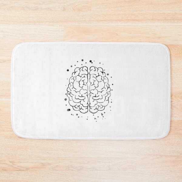 Item preview, Brain anatomy, medical art, brain top, brain front, watercolor Brain designed and sold by Rosaliartbook.