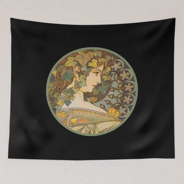 Item preview, Alfonse Mucha - Erin designed and sold by ColorfulMystic.