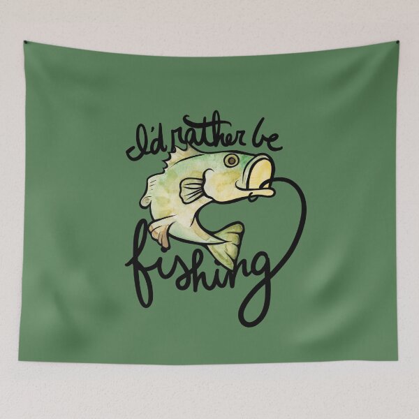 Item preview, I'd rather be fishing designed and sold by FrictionMaxxing.