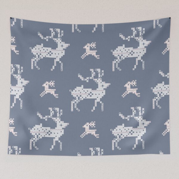 Item preview, Patrón de adornos de punto Scandi 11 designed and sold by GrayCatGraphics.