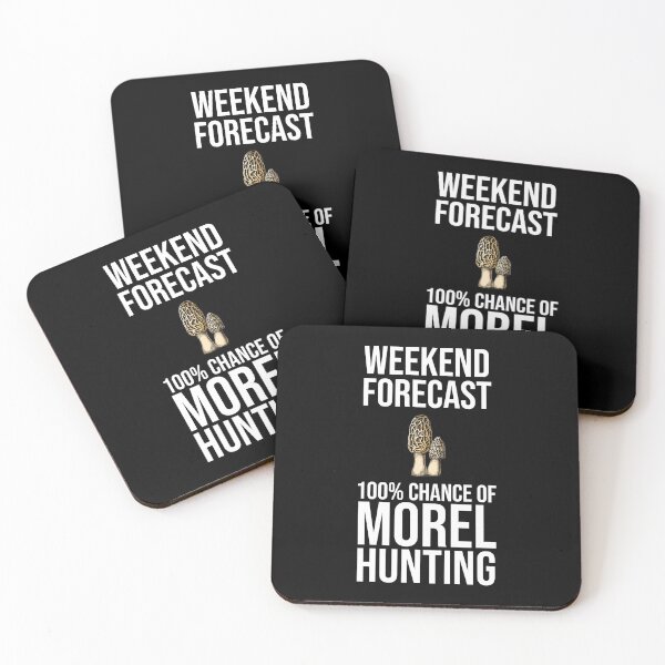 Item preview, Weekend Forecast - 100% Chance of Morel Hunting designed and sold by Cat Lady Designs.