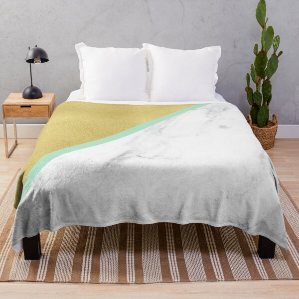 Item preview, Golden and green geometric marble background designed and sold by Jenmag.