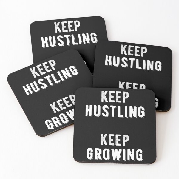 Item preview, Inspirational - Keep Hustling Keep Growing Quote designed and sold by MotivationFlow.