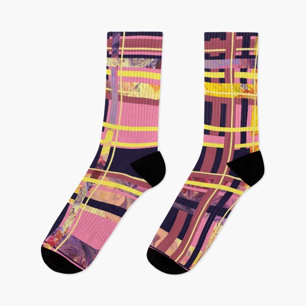 Item preview, Pink Geometric Pattern, Digital Collage by Courtney Hatcher designed and sold by cghatcherart.