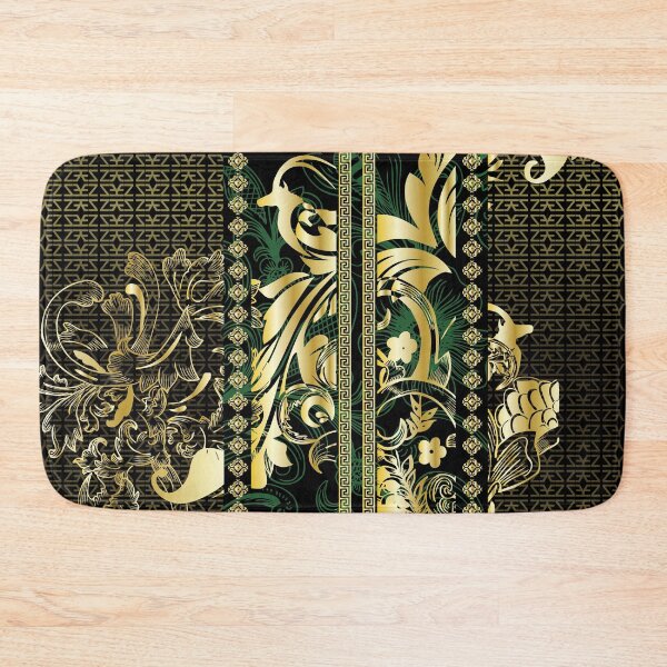 Item preview, All Over Print Luxury Baroque Tranquil Elemental Gold Ornament designed and sold by yez.