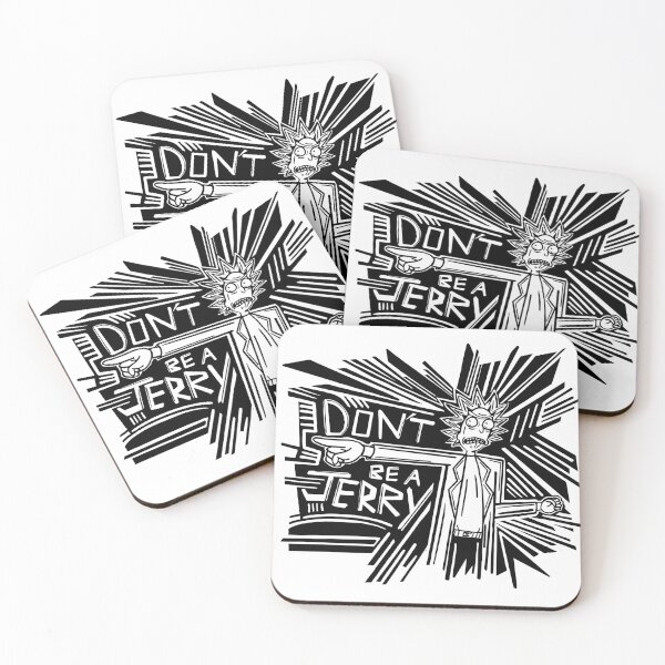 Rick and Morty | Dont Be a Jerry Coasters (Set of 4)