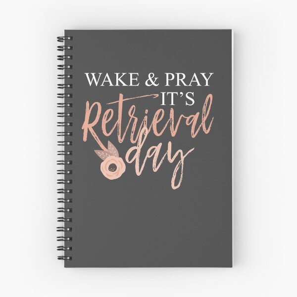 Item preview, Wake Pray Retrieval Day IVF Christian Mama Fertility designed and sold by megatype.
