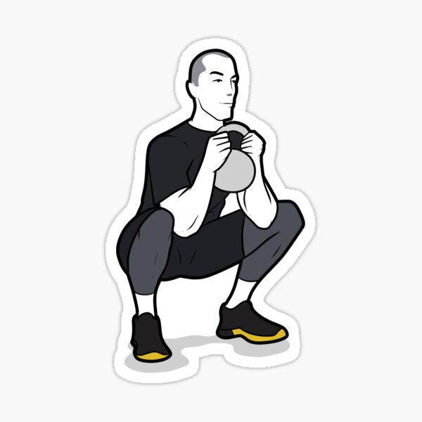 Kettlebell Goblet Squat Sticker