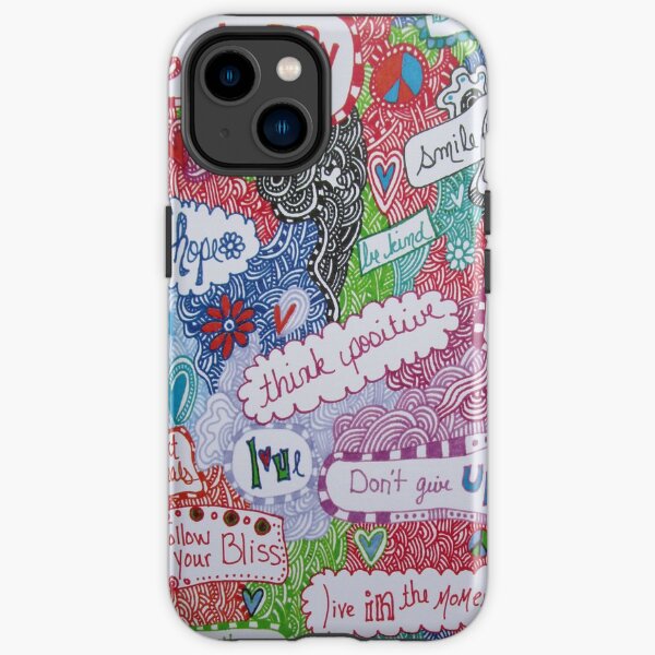 Positive Affirmation Doodle iPhone Tough Case