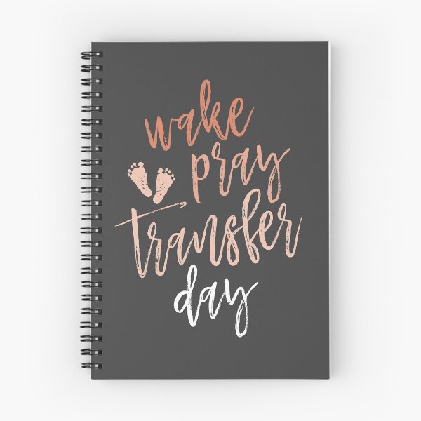 Item preview, Baby Feet Wake Pray Transfer Day IVF Christian Mama Fertility designed and sold by megatype.