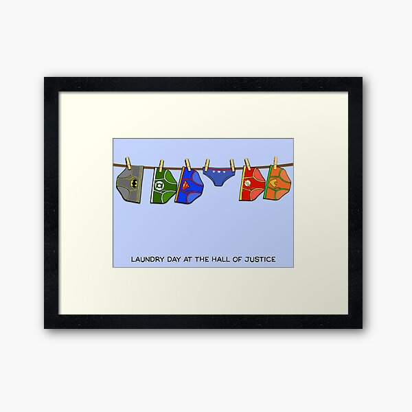 Laundry Day Framed Art Print