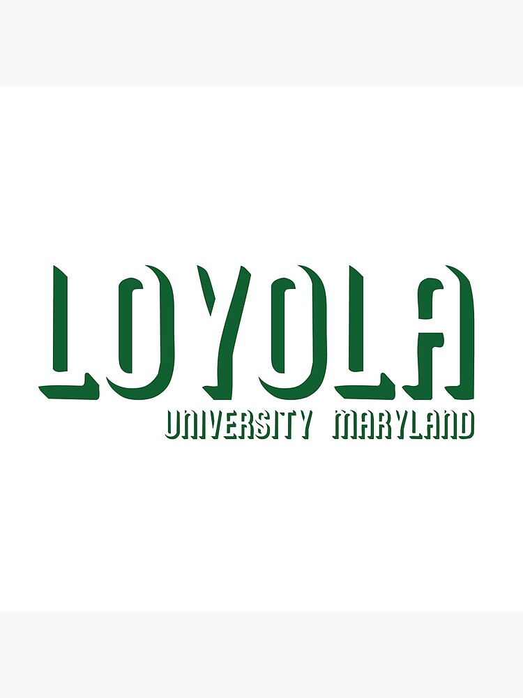 "Loyola University Maryland " Framed Art Print for Sale by