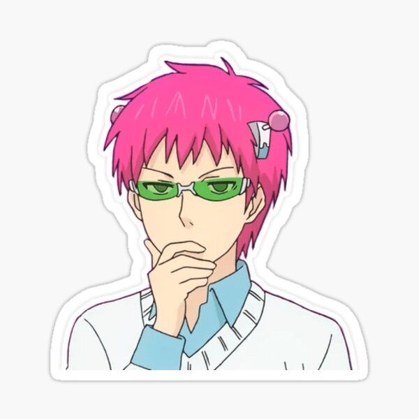 Item preview, saiki k sticker anime designed and sold by dxvale.