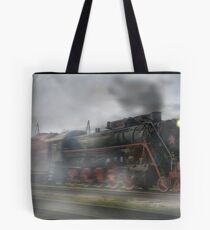 steam engine Tote Bag