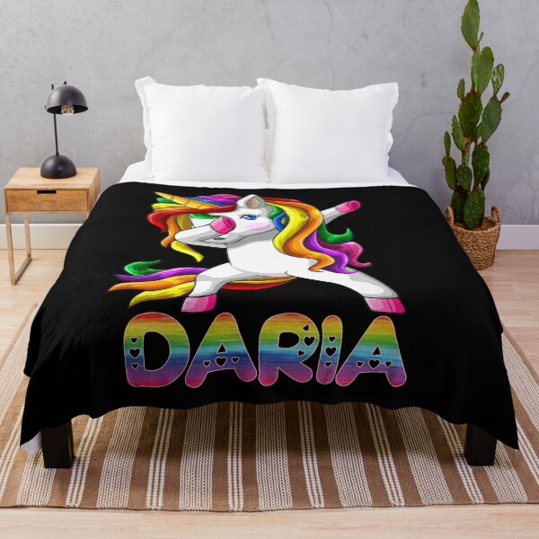Item preview, Daria Name Rainbow Text -  Daria Dabbing Unicorn Gift For Daria designed and sold by MariaLeona.