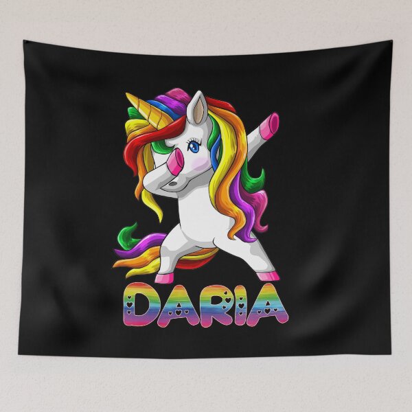 Item preview, Daria Name Rainbow Text -  Daria Dabbing Unicorn Gift For Daria designed and sold by MariaLeona.