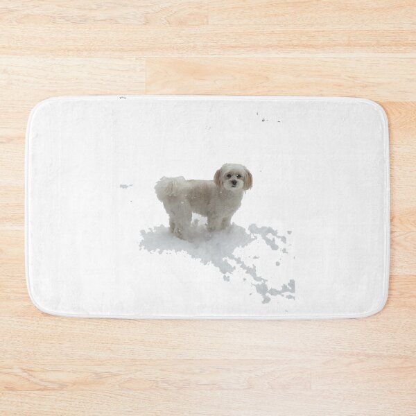 Artikelvorschau, Lily der Coton de Tulear Welpe im Schnee entworfen und verkauft von LiaMoon.